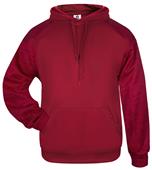 Adult (AS - Black,Graphite,Navy,Red,Royal) & (AM - Black) Tonal Blend Fleece Hoodie