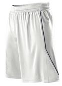 Adult 10" (A3XL - White & Forest) & Youth 8" (Navy or White) Basketball Shorts (No Pockets)
