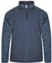 1/4-Zip Fleece PullOver, Adult (AS -Graphite or Navy) Loose-Fit Tonal Blend NY/NYTB - NAVY/NAVY TONAL BLEND Primary