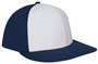 WHITE CROWN/NAVY SIDE PANELS & VISOR