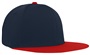 NAVY CROWN/RED VISOR