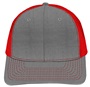 HEATHER GREY/RED
