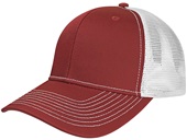 EPS101 Twill Mesh Adjustable SnapBack Baseball Trucker Caps CARDINAL/WHITE Primary
