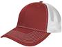 EPS101 Twill Mesh Adjustable SnapBack Baseball Trucker Caps CARDINAL/WHITE Primary