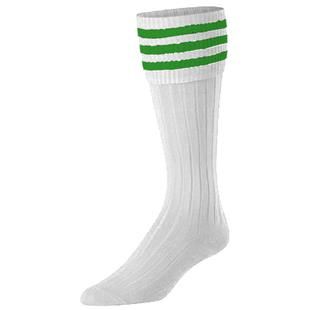 Adult European 3-Striped Soccer Socks Fold Down Top