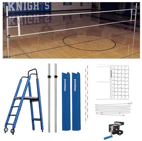 Porter Powr Rib II Competition PLUS Volleyball Package 3" Diameter. Free shipping.  Some exclusions apply.
