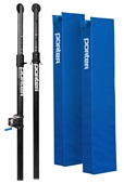 Porter Powr Carbon II End Standards Volleyball 3" Diameter With Pads PAIR