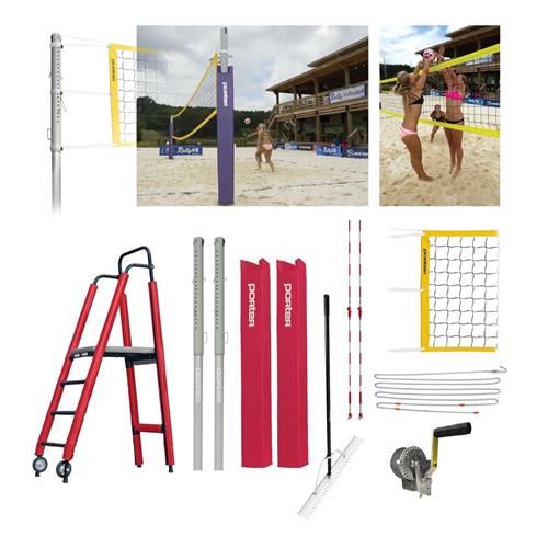 Porter Powr Sand Competition Plus Volleyball Package 3.5" Diameter. Free shipping.  Some exclusions apply.