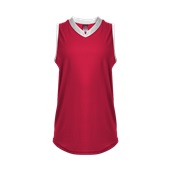 Alleson Girls' Slide Fastpitch V-Neck Sleeveless Jersey 522XVG