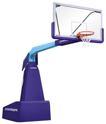 ロッド BLUE PORTER EG X4 806 SLOW Porter 1835 Competition Manual Portable Basketball Backstop Light