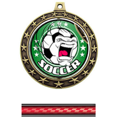 FIERCE INSERT/GOLD MEDAL/VICTORY RED NECK RIBBON