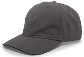 Pacific Headwear Adult (Charcoal) Bio-Washed Buckle Strap Adjustable Cap