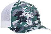 Pacific Headwear Digi Camo Trucker Flexfit Baseball Cap