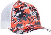 Pacific Headwear Digi Camo Trucker Flexfit Baseball Cap