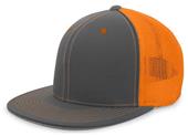 Pacific Headwear Adult/Youth 4D5 Trucker Pacflex Cap (SM-Med & XS - Graphite)