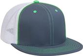 Pacific Headwear Adult/Youth 4D5 Trucker Pacflex Cap (SM-Med & XS - Graphite or  Black)