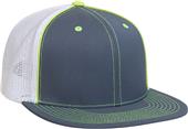 Pacific Headwear Adult 4D5 Trucker Pacflex Cap (Graphite or  Black)