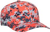 Adult Digi Camo Flexfit Cap (L-XL -Pink), (AXS -Red,Gold,Snow,Royal,Purple,Sky,Navy)      