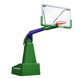 Porter 1835 Competition Manual Portable Basketball Backstop Purple Frame