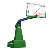 Porter 1835 Competition Manual Portable Basketball Backstop Navy Frame