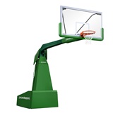 Porter 1835 Competition Manual Portable Basketball Backstop Dark Green Frame