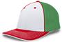 Pacific Headwear Adult (AXS or AS/AM - White/Kelly) 404M Trucker PacFlex Baseball Caps