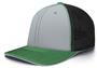 Pacific Headwear Adult (AXS or AS/AM - White/Kelly) 404M Trucker PacFlex Baseball Caps