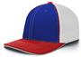 Pacific Headwear Adult (AXS or AS/AM - White/Kelly) 404M Trucker PacFlex Baseball Caps