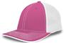 Pacific Headwear Adult (AXS or AS/AM - White/Kelly) 404M Trucker PacFlex Baseball Caps