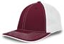 Pacific Headwear Adult (AXS or AS/AM - White/Kelly) 404M Trucker PacFlex Baseball Caps