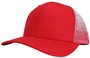 101G Adjustable SnapBack Trucker Cap with Attractive Back Mesh Color Shading RED/RED WHITE FADE Primary