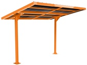 Gill Athletics Cantilever Dugout Steel Cover