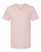 American Apparel Unisex Cvc V-Neck T-Shirt 2006CVC HEATHER BLUSH Primary