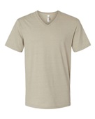 American Apparel Unisex Cvc V-Neck T-Shirt 2006CVC HEATHER KHAKI Primary