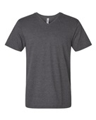 American Apparel Unisex Cvc V-Neck T-Shirt 2006CVC HEATHER CHARCOAL Primary