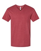 American Apparel Unisex Cvc V-Neck T-Shirt 2006CVC HEATHER CARDINAL Primary