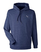 Puma Golf Men's Cloudspun Progress Hooded Sweatshirt 534527 NAVY BLAZER HTHR Primary