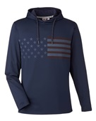 Puma Golf Men's Volition Striped Hooded Pullover 537474 NAVY BLAZER Primary