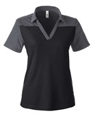 Core365 Ladies' Fusion Chromasoft Colorblock Polo CE112CW