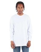 Shaka Wear Adult 7.5 Oz., Max Heavyweight Long-Sleeve T-Shirt SHMHLS WHITE Primary