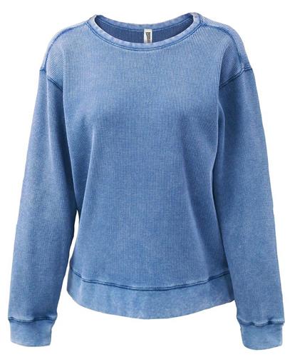 Pennant Womens Mini Waffle Crew 5433 | Epic Sports