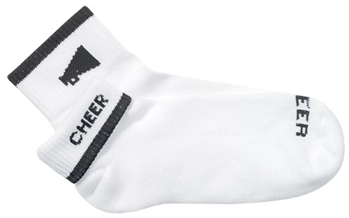 Pro Feet 2 In 1 Flip Top Low Cut Cheer Sock 742 743 744 Epic Sports