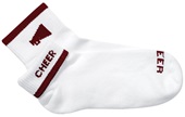 Pro Feet 2-In-1 Flip Top Low Cut Cheer Sock 742