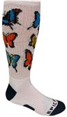 BUTTERFLIES - Cute Novelty Fun Design Knee-High Socks (1-Pair)