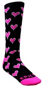 LITTLE HEARTS - Cute Novelty Fun Design Knee-High Socks (1-Pair)