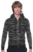 Royal Apparel Unisex Triblend Full Zip Camo Hoodie 25150VCM