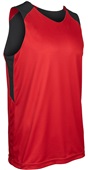 Swish Adult Youth Reversible Basketball Jerseys Outside: SCARLET/BLACK, Inside: BLACK/SCARLET Primary
