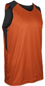 Swish Adult Youth Reversible Basketball Jerseys Outside: ORANGE/BLACK, Inside: BLACK/ORANGE Primary