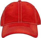 Enzyme Washed, Slide Buckle Closure Canvas Cap (Red,Charcoal,Orange,Cardinal)