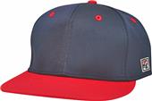 Flat Bill, 2-Tone, GameTek II 2 Tone Flex-Fit Cap (Grey,White,Navy)